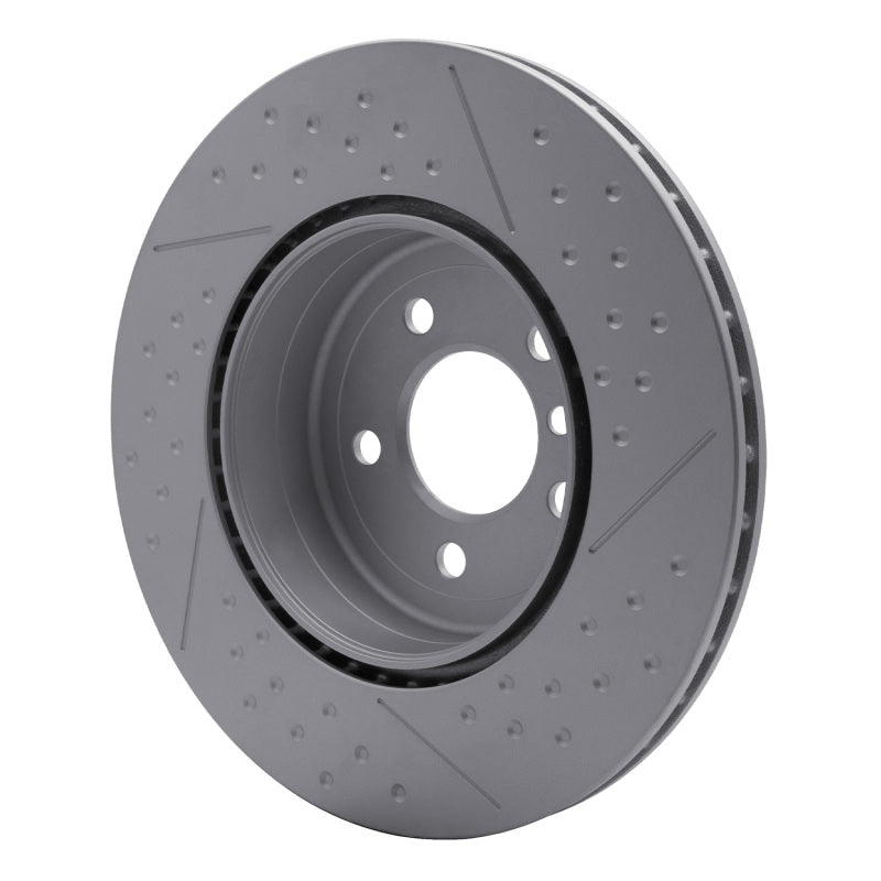 R1 13-21 BMW 230I Rear Dimpled & Slotted GeoSPEC Coated Rotor