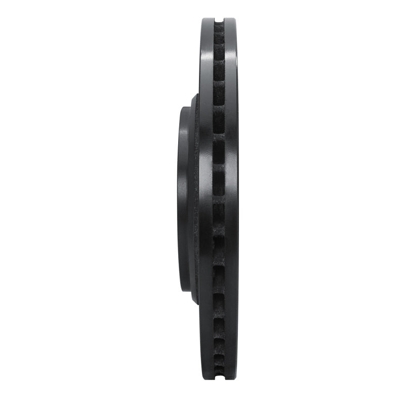 R1 15-25 Acura MDX Front Left Drilled & Slotted Black Brake Rotor