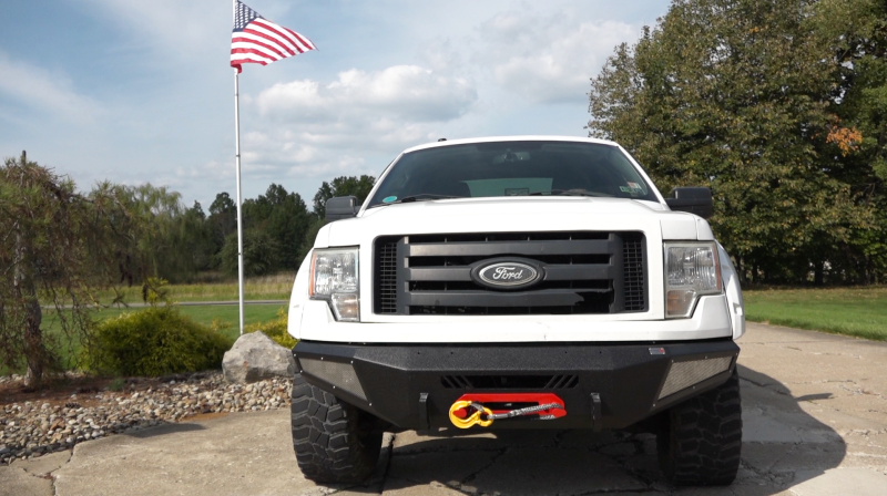 Fishbone Offroad 09-14 Ford F150 Front Bumper - Black