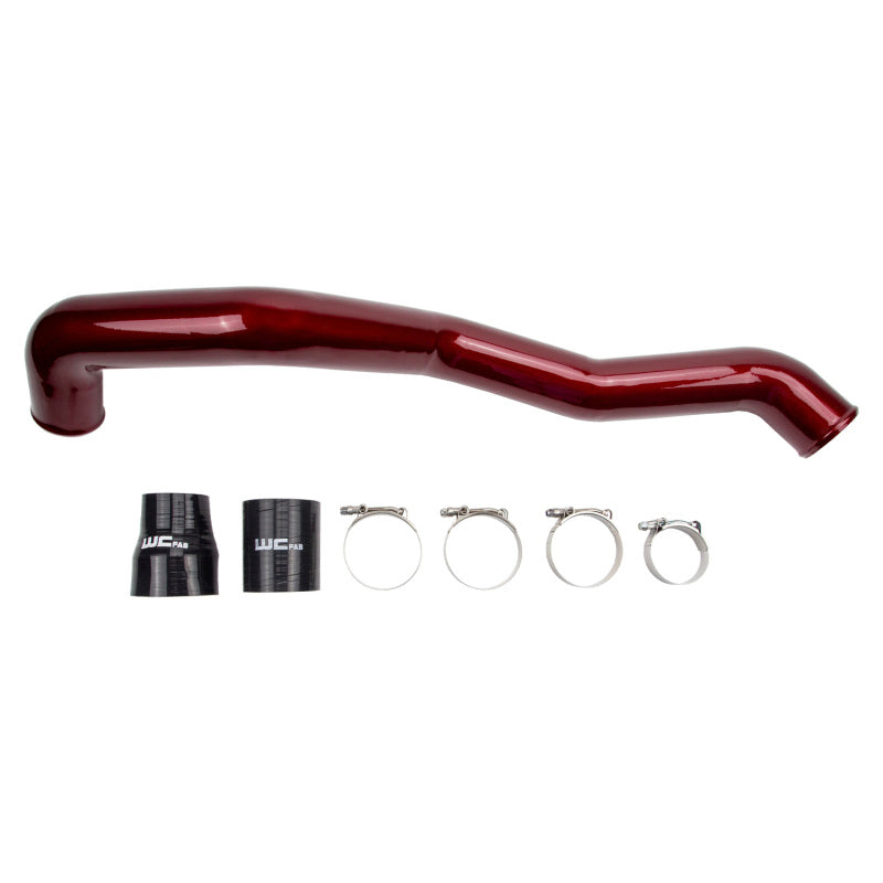 Wehrli 11-16 Chevrolet 6.6L LML Duramax Driver Side 3in Intercooler Pipe - Fine Texture Black