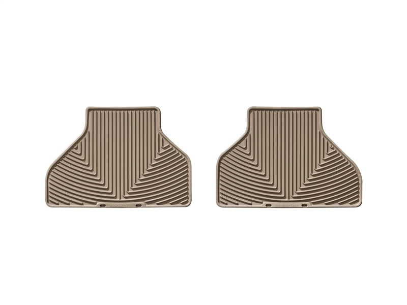 WeatherTech 07-13 BMW X5 Rear Rubber Mats - Tan