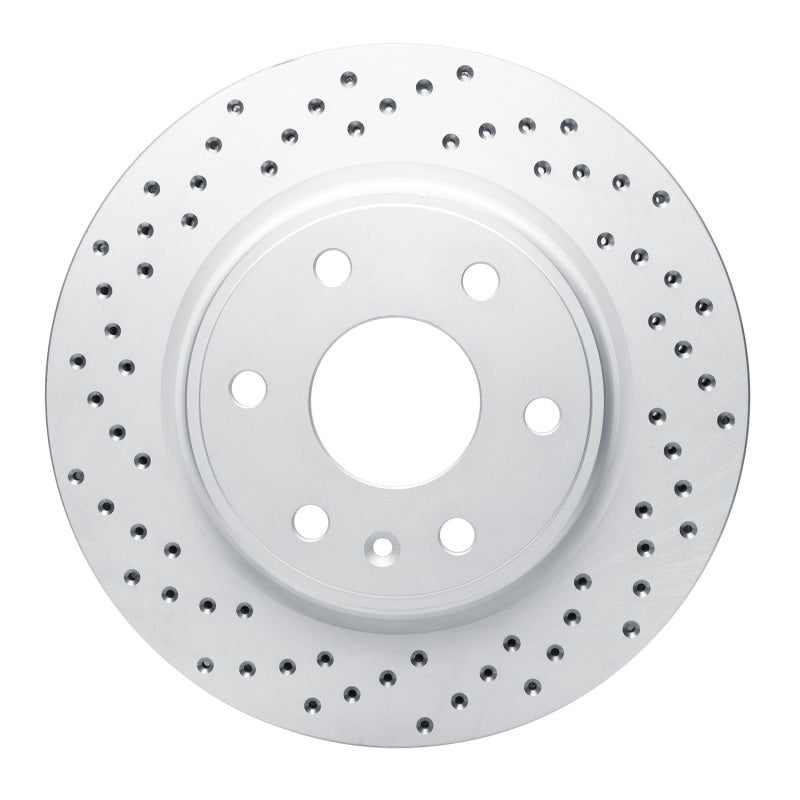 DFC 07-17 Buick Enclave Front Left Drilled Geoperformance Rotor