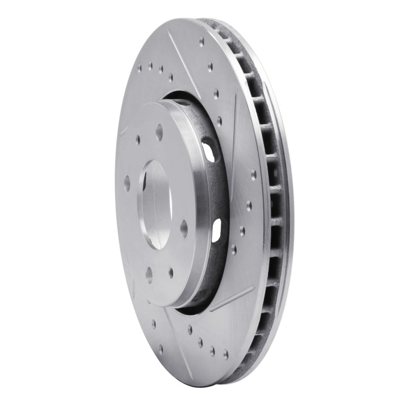 DFC 00-04 Volvo V40/S40 Front Right Drilled & Slotted Silver Brake Rotor