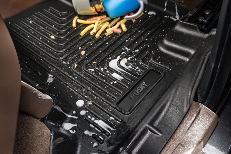 Husky Liners 05-23 Ford Econoline WeatherBeater Black Floor Liners