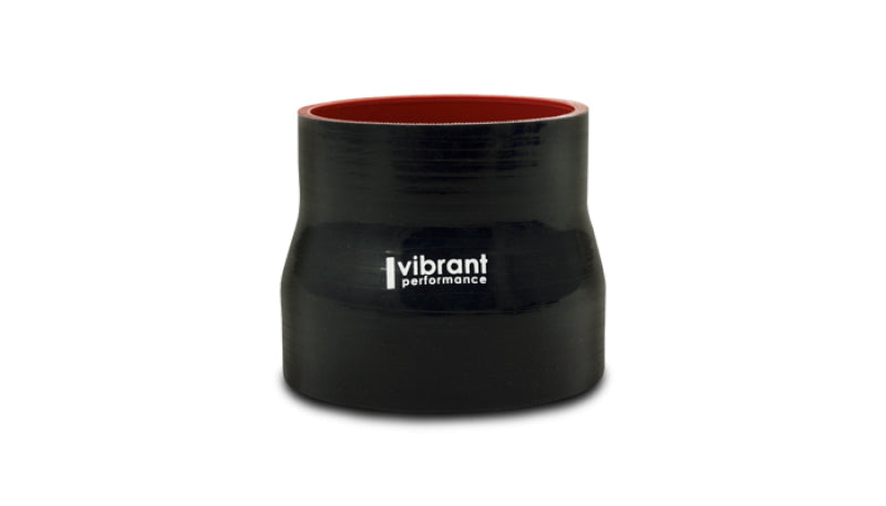 Vibrant 4 Ply Reducer Coupler 6.00in I.D. x 5.00in I.D. x 4.50in Long - Black
