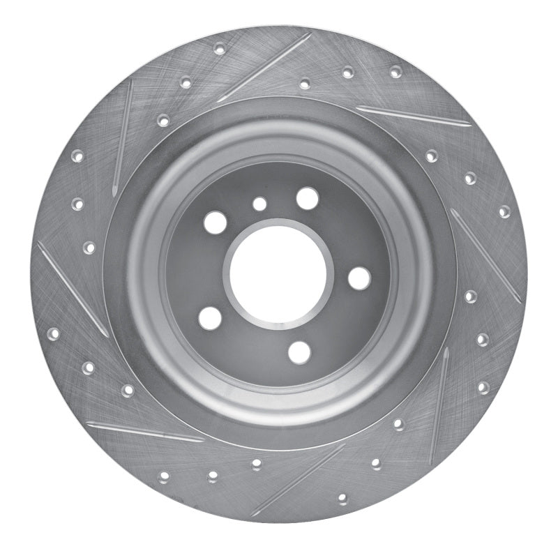 DFC 12-18 Mercedes-Benz ML250 Rear Right Drilled & Slotted Silver Brake Rotor