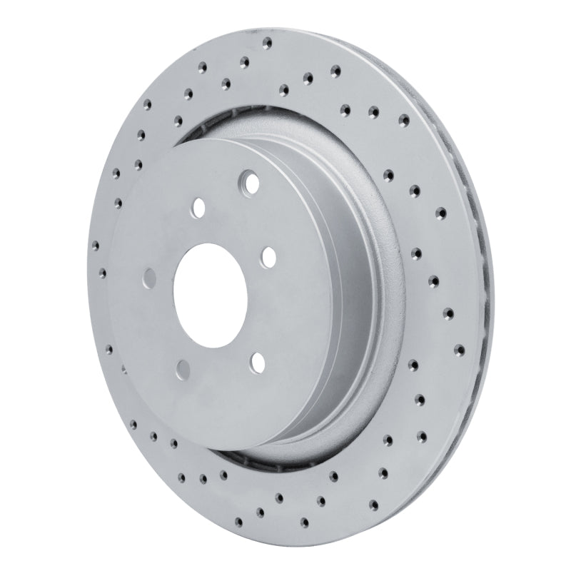 DFC 09-24 Infiniti M35H Rear Left Drilled Geoperformance Rotor