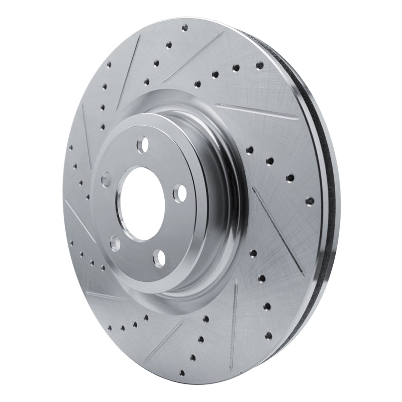 DFC 20-25 Ford Explorer Front Left Drilled & Slotted Silver Brake Rotor