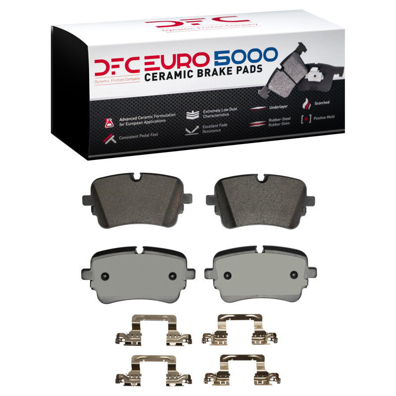 DFC 20-25 Audi Q7 Rear Euro 5000 Ceramic Brake Pads and Hardware Kit