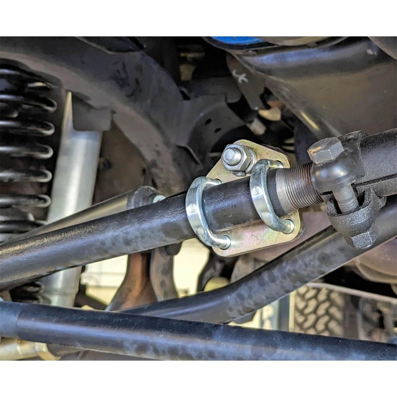 RockJock Steering Stabilizer Shock Bracket Kit Fits 1 1/4in Rods Included in CE-9701 Kit