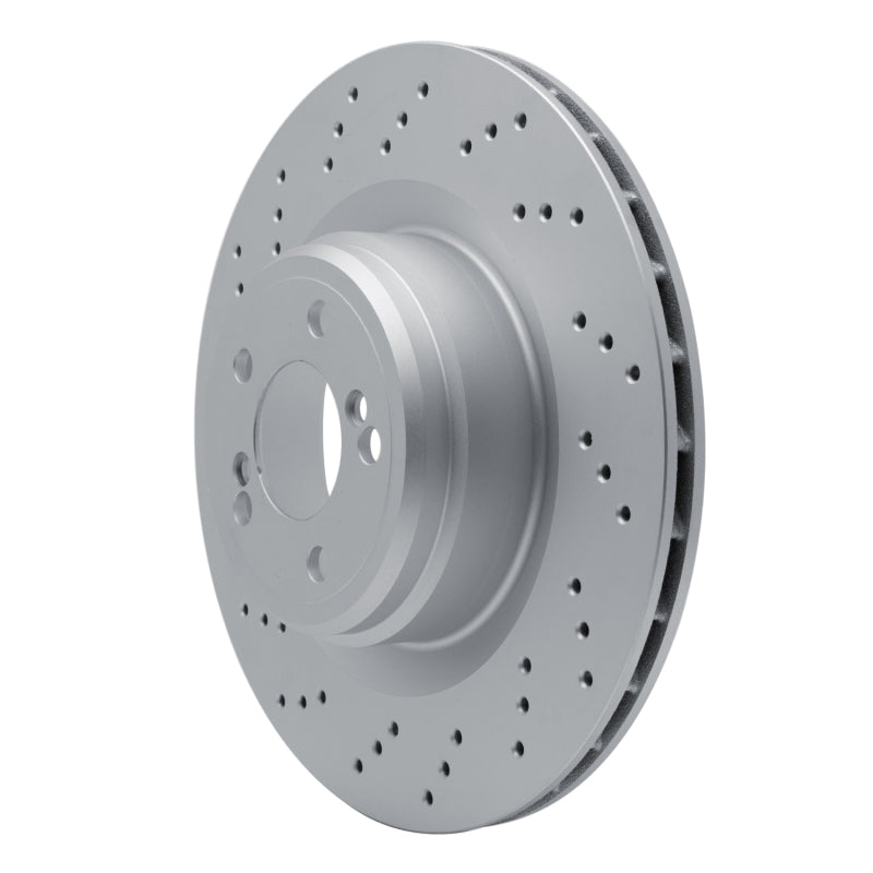 R1 15-19 BMW X5 Left Rear Drilled Carbon Alloy GeoMET Rotor