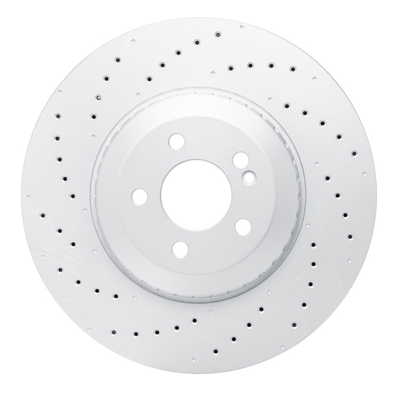 R1 21-25 Mercedes-Benz GLC43 AMG Rear Drilled Carbon Alloy GeoMET Rotor