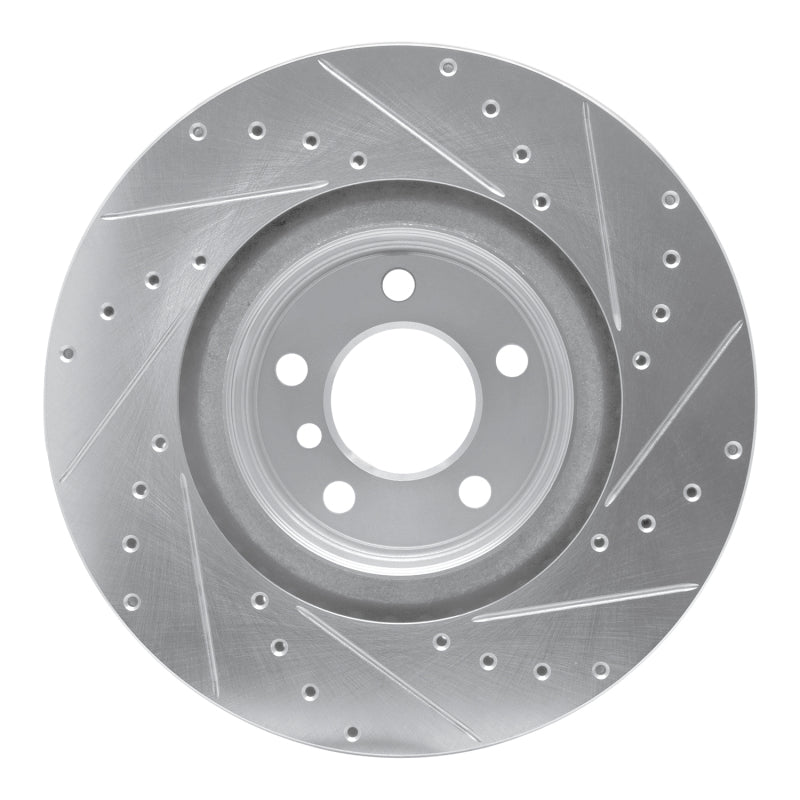 DFC 12-20 BMW 428i Rear Left Drilled & Slotted Silver Brake Rotor