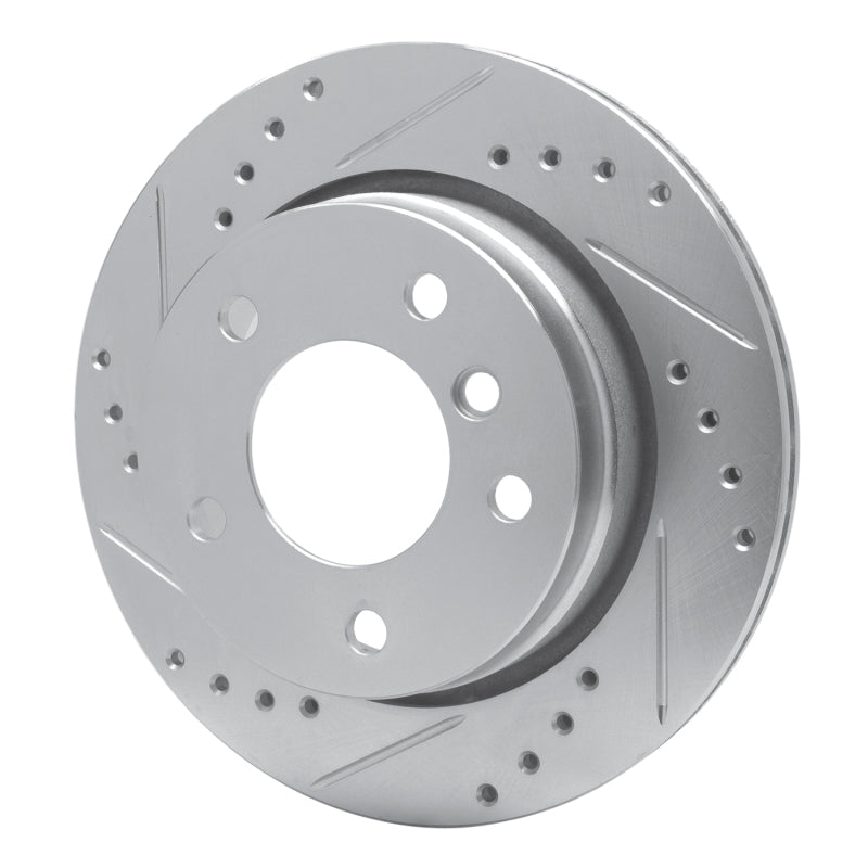 DFC 96-05 BMW 323i Rear Left Drilled & Slotted Silver Brake Rotor