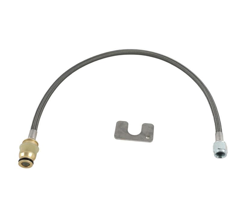 McLeod Steel Braided Qwik Disconnect Line 18in - Male To An4