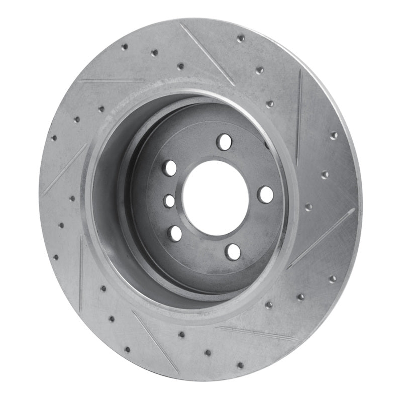 DFC 03-05 Land Rover Range Rover Rear Left Drilled & Slotted Silver Brake Rotor