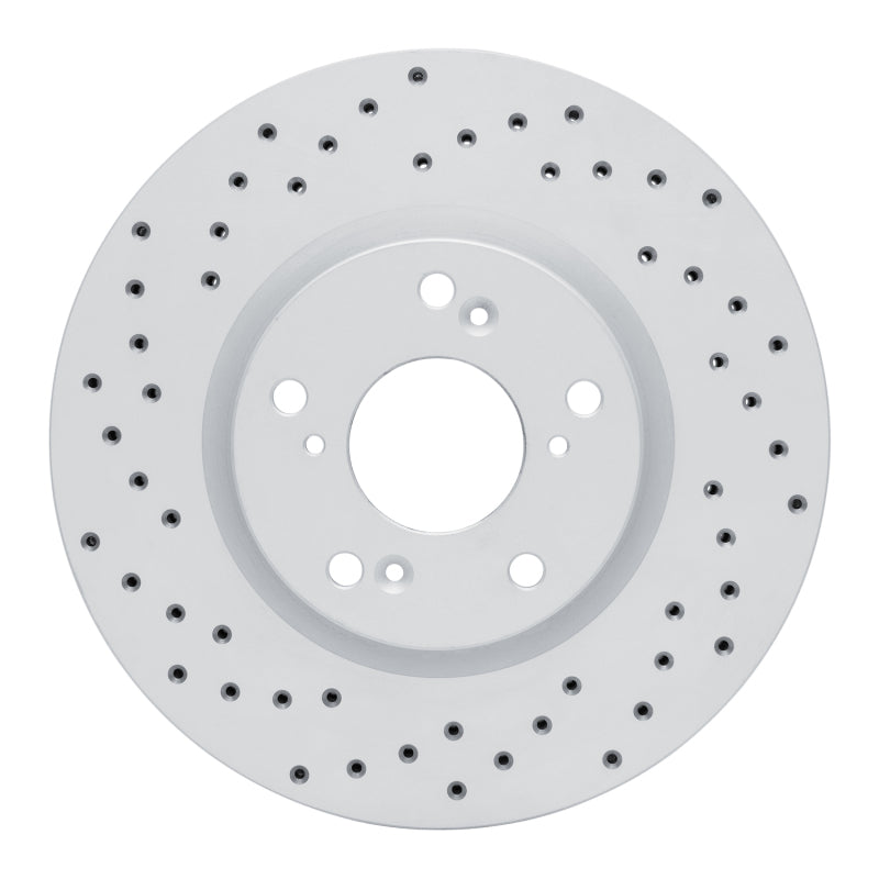 DFC 02-15 Acura Csx Front Left Drilled Geoperformance Rotor