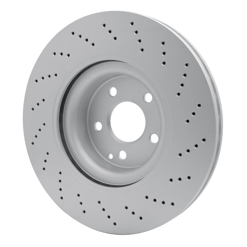 R1 10-17 Mercedes-Benz C250 Front Drilled GeoSPEC Coated Rotor