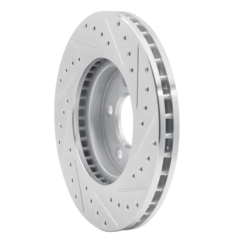 R1 01-07 Buick Rendezvous Front Left Drilled & Slotted Silver Brake Rotor