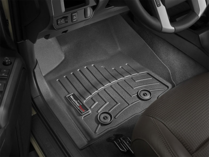 WeatherTech 16+ Toyota Tacoma Double Cab (Auto Trans Only) Front FloorLiner - Black