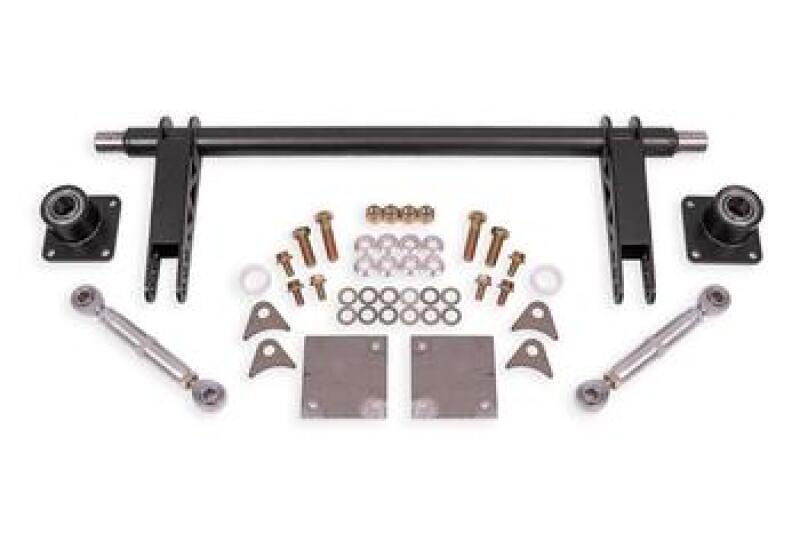 BMR 79-04 Ford Mustang 1.375in Rear Weld-on Anti-roll Bar Kit Hollow - Black Hammertone