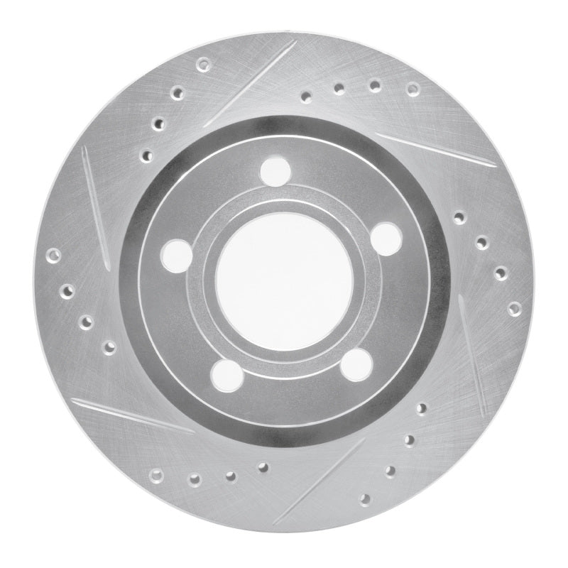 DFC 99-05 Audi S6 Rear Left Drilled & Slotted Silver Brake Rotor