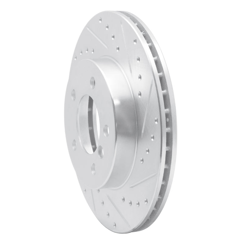 DFC 99-08 BMW Z3 Front Right Drilled & Slotted Silver Brake Rotor