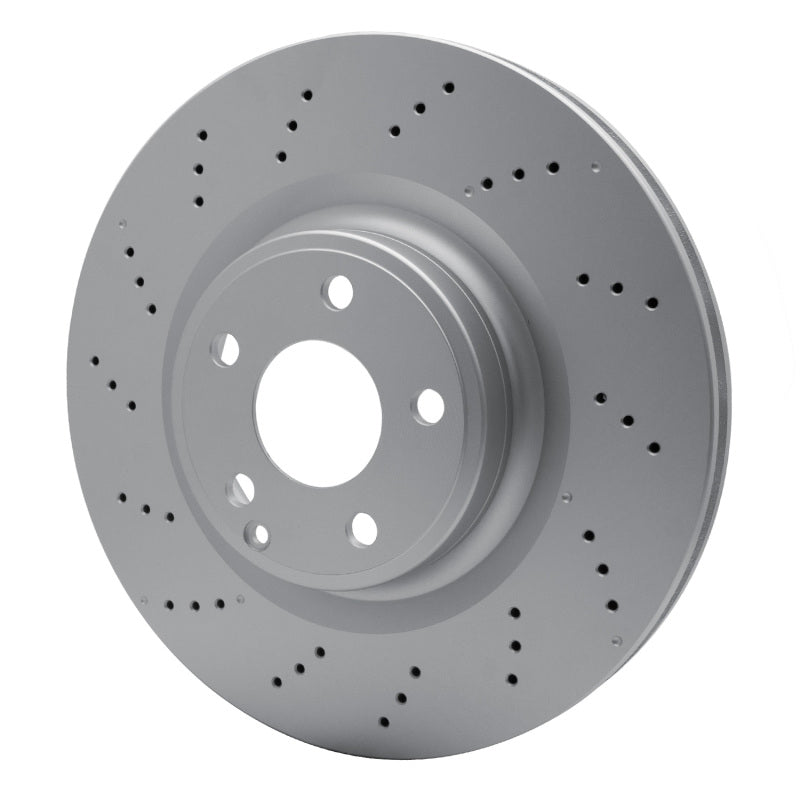 R1 12-20 Mercedes-Benz SLK300 Front Drilled GeoSPEC Coated Rotor