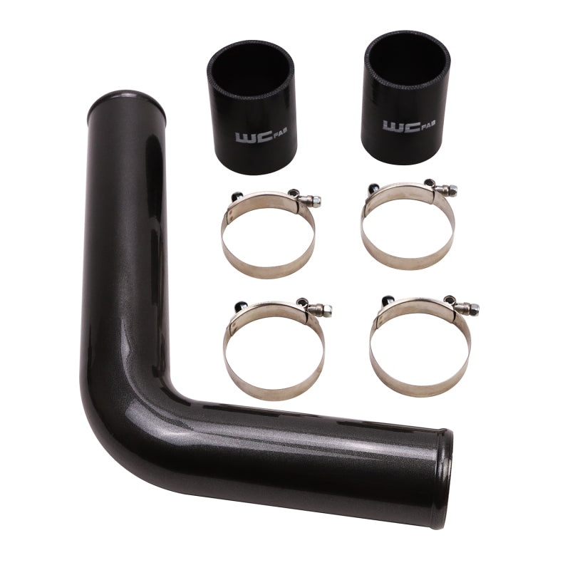 Wehrli 03-07 Cummins 5.9L Driver Side 3in Intercooler Pipe - Bengal Grey