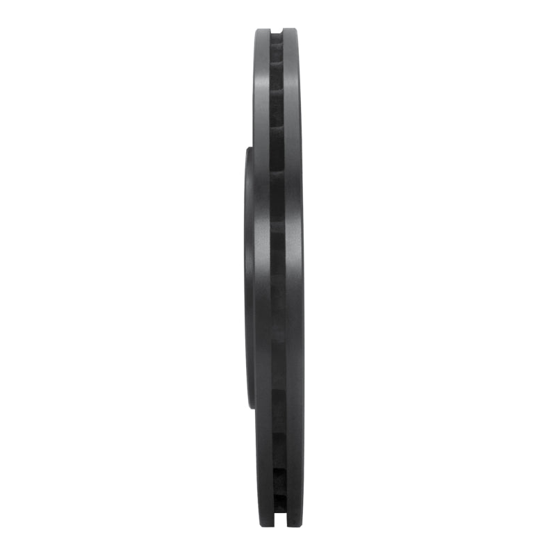 R1 92-95 Volkswagen Jetta Sedan Front Left Drilled & Slotted Black Brake Rotor