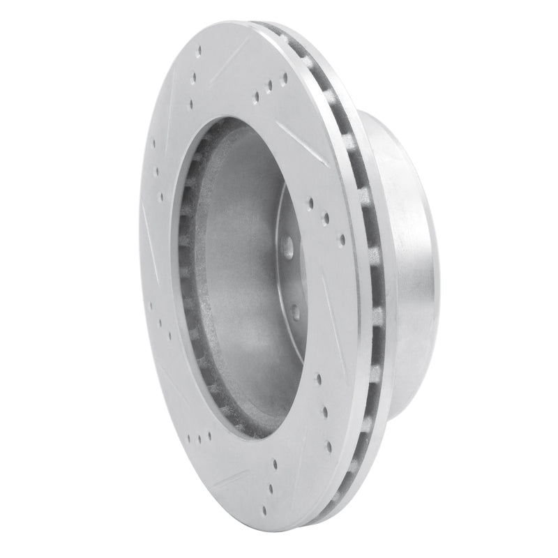 R1 2002-2006 Dodge Sprinter 3500 Front Right Drilled & Slotted Silver Brake Rotor