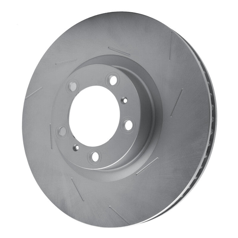 R1 10-23 Porsche Panamera Right Front Slotted Carbon Alloy GeoMET Rotor