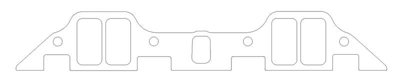 Cometic Chrysler B/RB .125in Fiber Intake Mani Gasket Set-1.229in x 2.310in Rectangle Port
