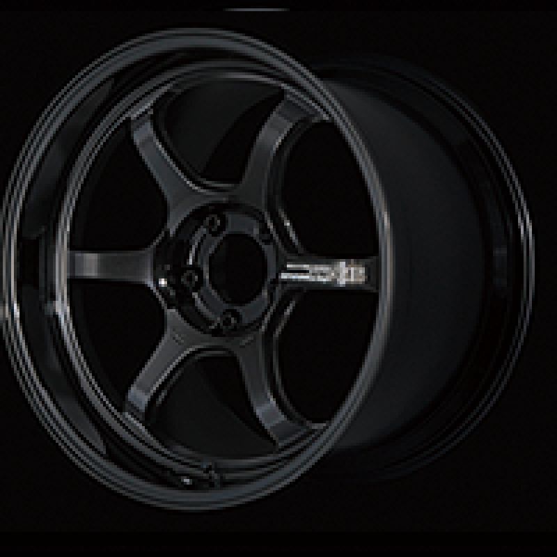 Advan R6 18x11.0 +15 5x114.3 Racing Titanium Black Wheel