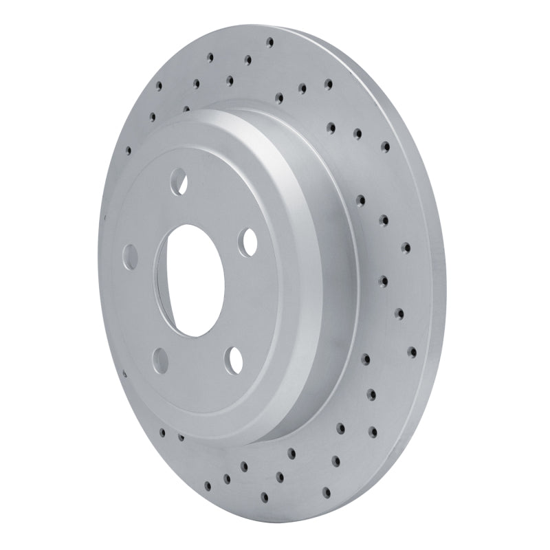 DFC 11-22 Dodge Durango Rear Left Drilled Geoperformance Rotor