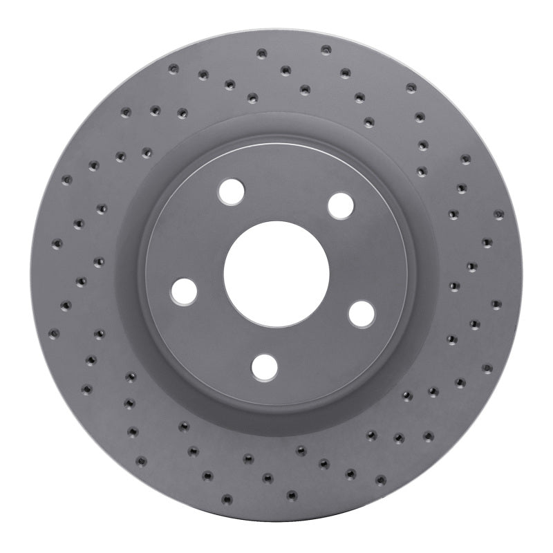 DFC 08-09 Pontiac G8 Front Right Drilled Geoperformance Rotor