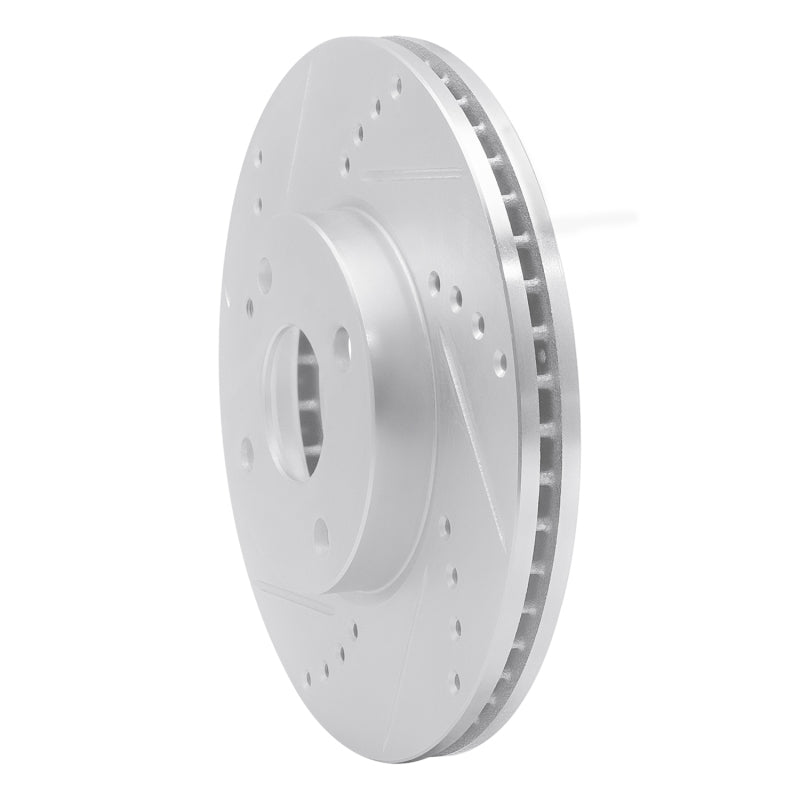 DFC 16-25 Mazda 2 (Mexico) Front Left Drilled & Slotted Silver Brake Rotor