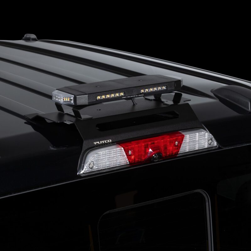 Putco 16in Universal Light Bar LED Tri-Hornet - Amber/White/Blue Single