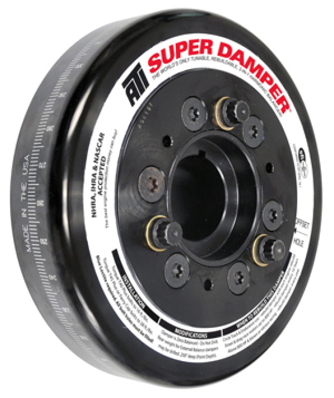 ATI Damper - 7.074in - Alum - Chevy SB / 90 Deg V6 - 2 Ring - Alum Hub