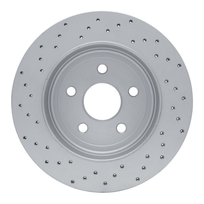 DFC 11-22 Dodge Durango Rear Right Drilled Geoperformance Rotor