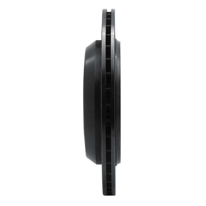 R1 06-12 Mercedes-Benz ML350 Rear Left Drilled & Slotted Black Brake Rotor