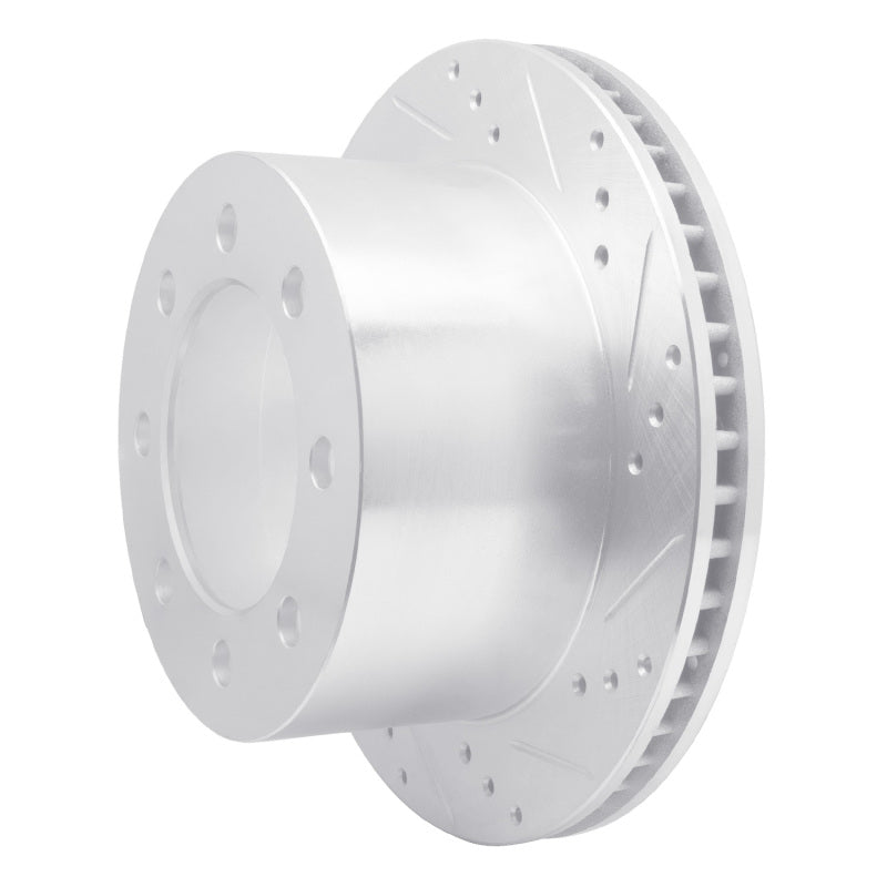 R1 00-02 Dodge Ram 4000 (Mexico) Rear Right Drilled & Slotted Silver Brake Rotor
