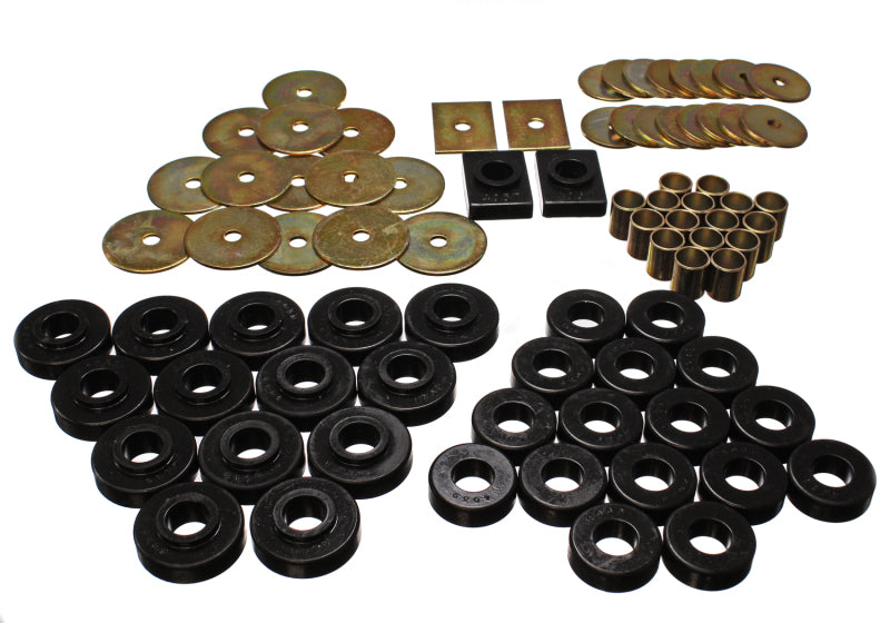 Energy Suspension GM Body Mount Set - Black