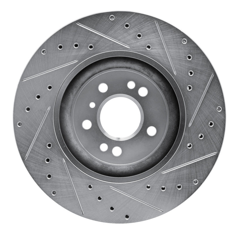 DFC 06-12 Mercedes-Benz R320 Front Left Drilled & Slotted Silver Brake Rotor