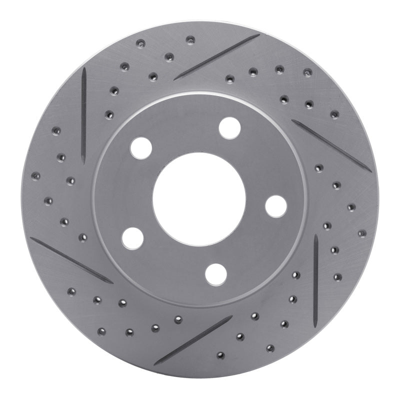 R1 90-97 Buick Lesabre Front Left Drilled & Slotted Geo-Carbon Rotor
