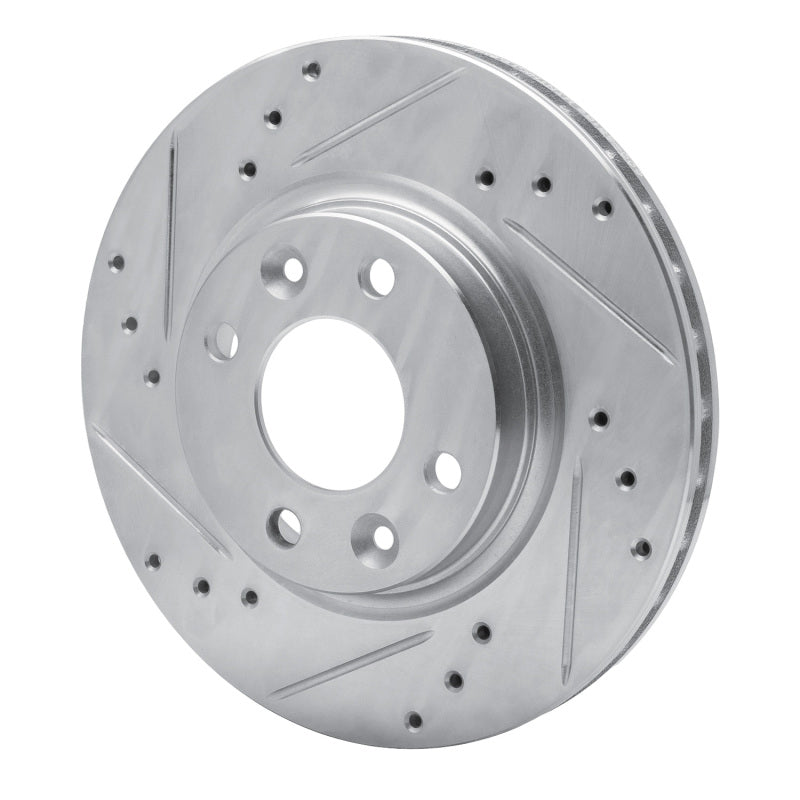 DFC 15-19 Renault Logan (Mexico) Front Left Drilled & Slotted Silver Brake Rotor