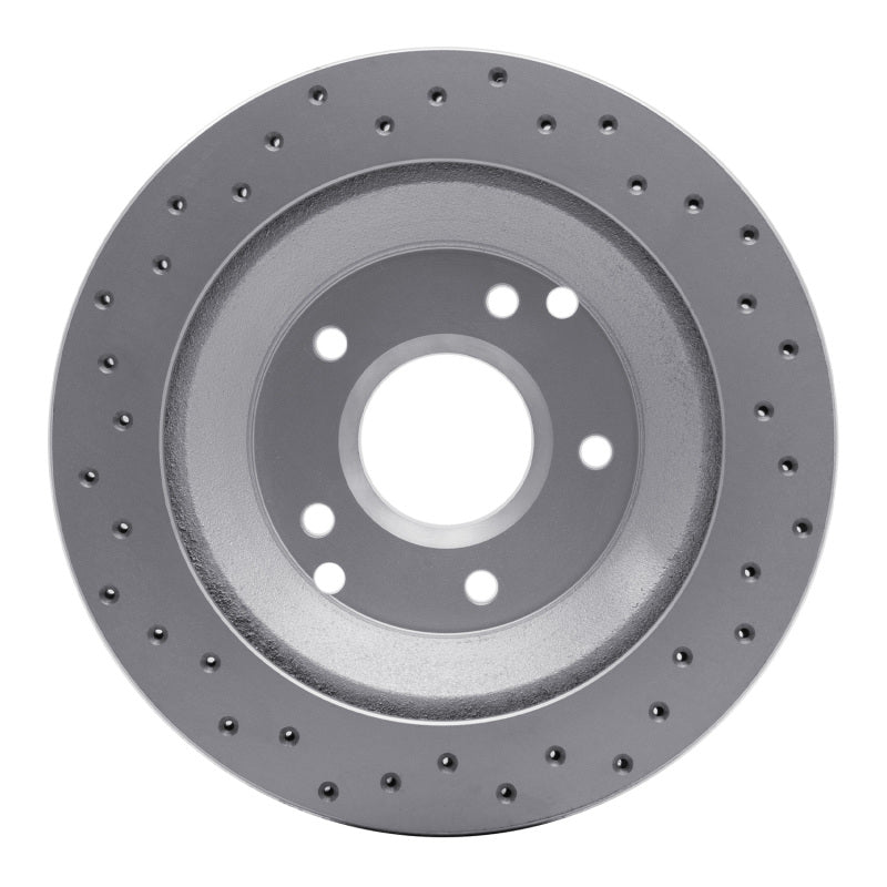 DFC 88-96 Chevrolet Corvette Rear Right Drilled Geoperformance Rotor