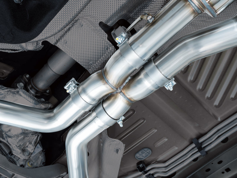 AWE Tuning 2021+ Ford Explorer Tremor 3.0TT 0FG Dual Rear Exit Exhaust w/ Bash Guard