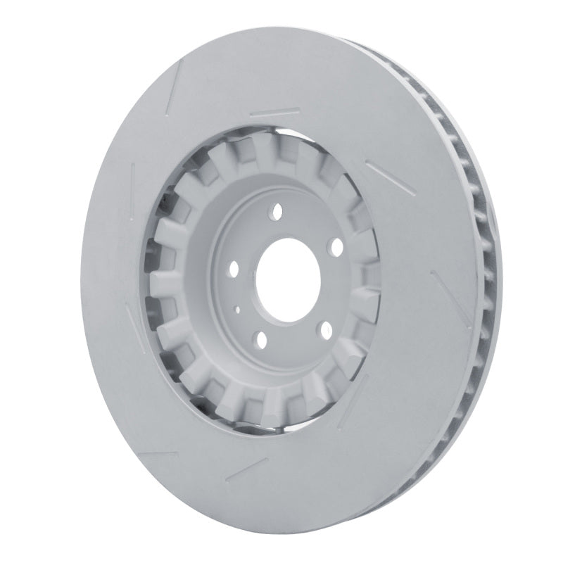 DFC 17-18 Porsche Macan Right Front Slotted Hi-Carbon Alloy Geomet Coated Rotor