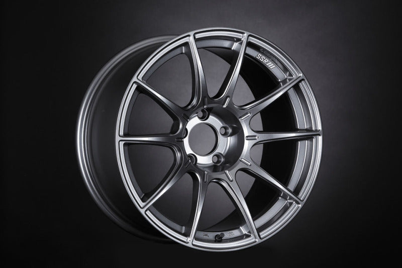 SSR GTX01 18x10.5 5x114.3 15mm Offset Dark Silver Wheel Evo X / G35 / 350z / 370z